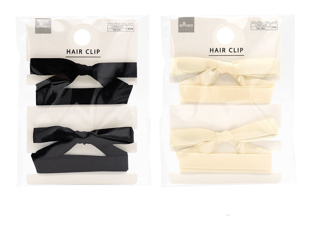 Hair Clip Set (Ribbon, Long)
