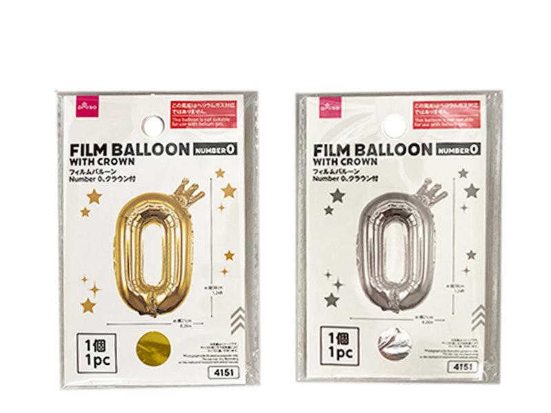 Film Balloon (Number 0, with Crown)