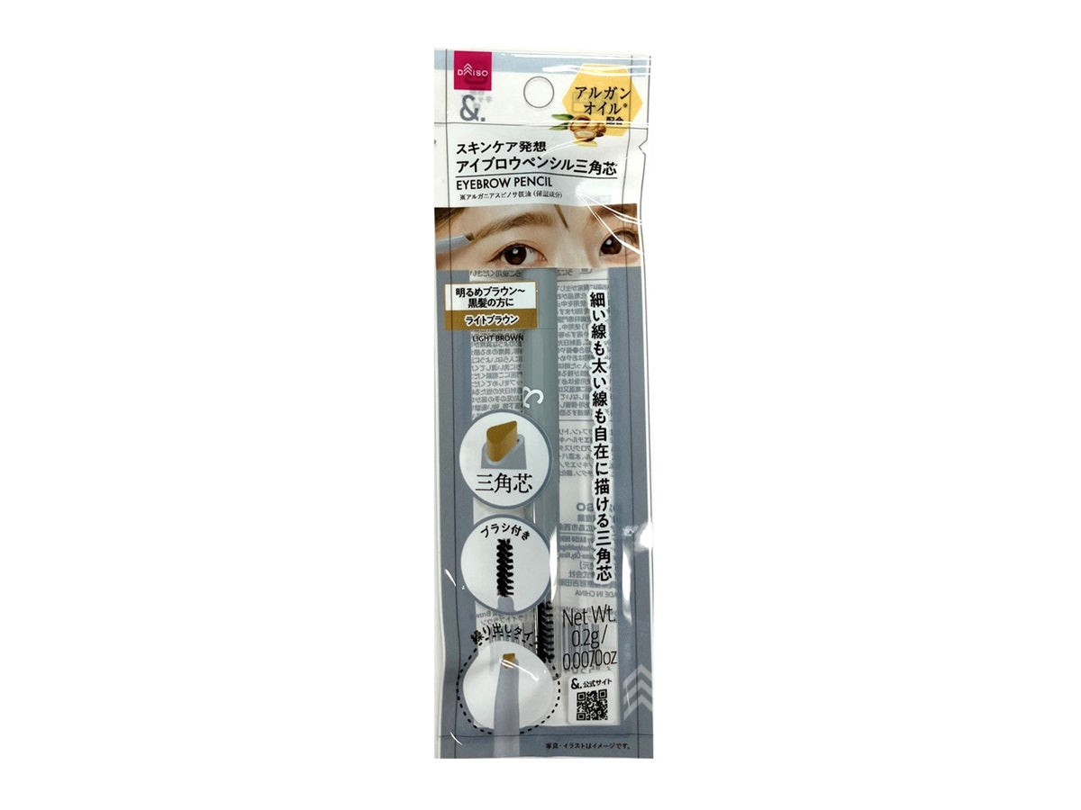 &. Eyebrow Pencil Triangular Tip - Light Brown