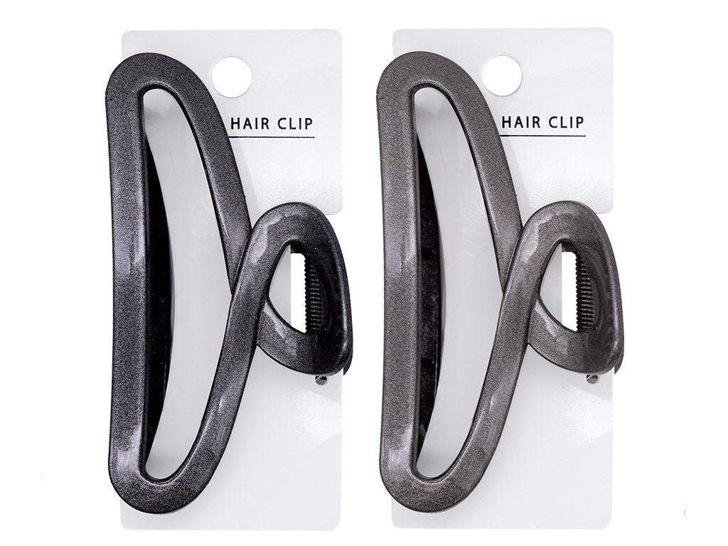 Hair Clip (Glitter, Cross Triangle)