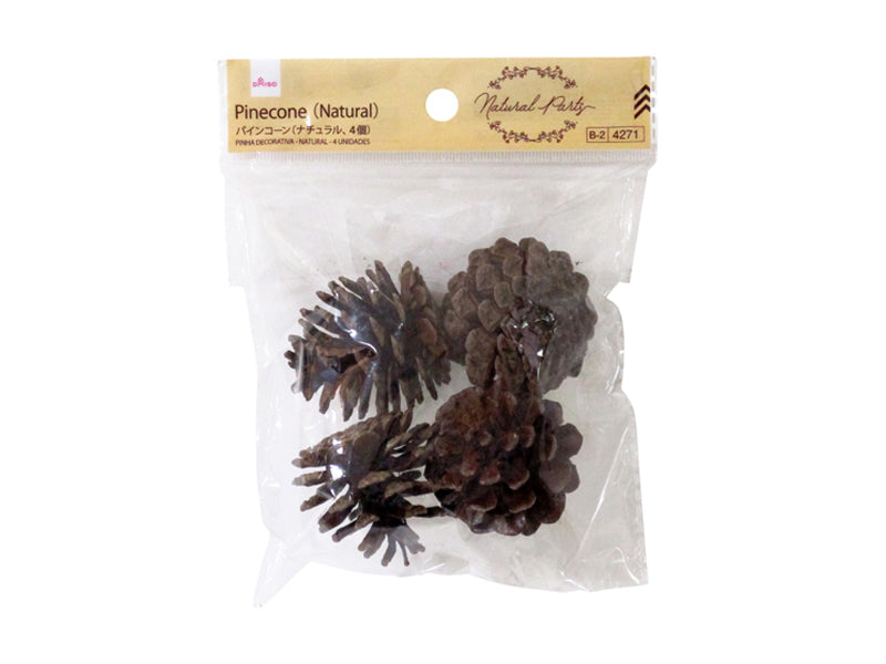 Pine Cone (Natural, 4 pieces)