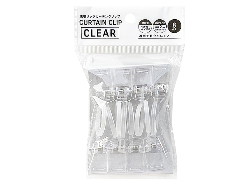 Ring Curtain Clips 8P Clear ATC-26