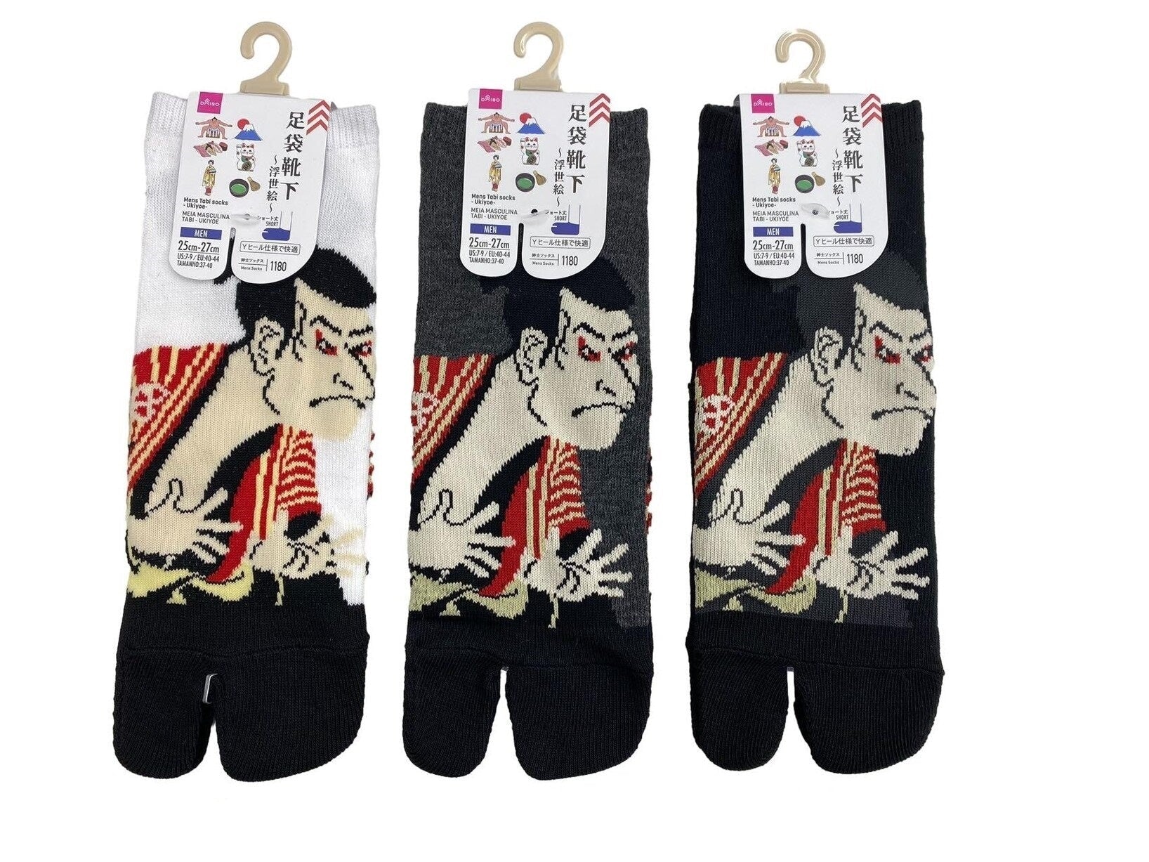 Men's Tabi Socks (Ukiyo-e Design)