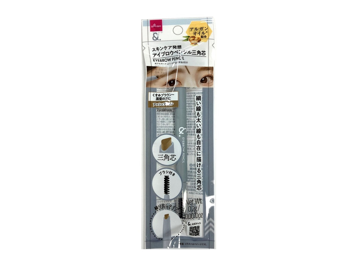 &. Eyebrow Pencil Triangular Tip - Ash Brown