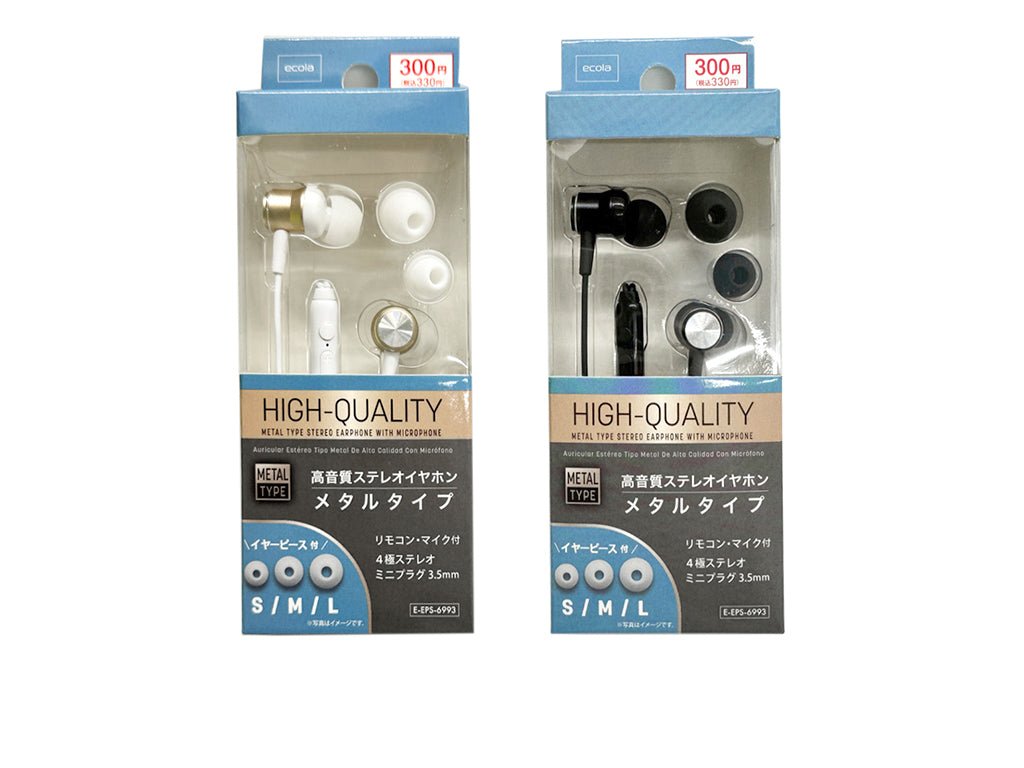 High-Quality Stereo Earphones (Microphone Included, Metal Type) 1