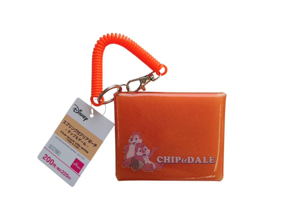 Spring-Loaded Clear Pouch (Chip & Dale)