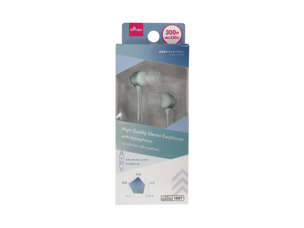 High-Quality Stereo Earphones (LBL, with Microphone, 007)