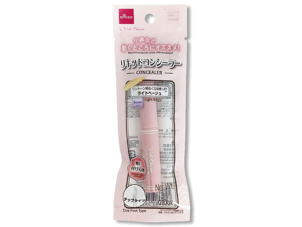 &. With Charm Liquid Concealer Light Beige