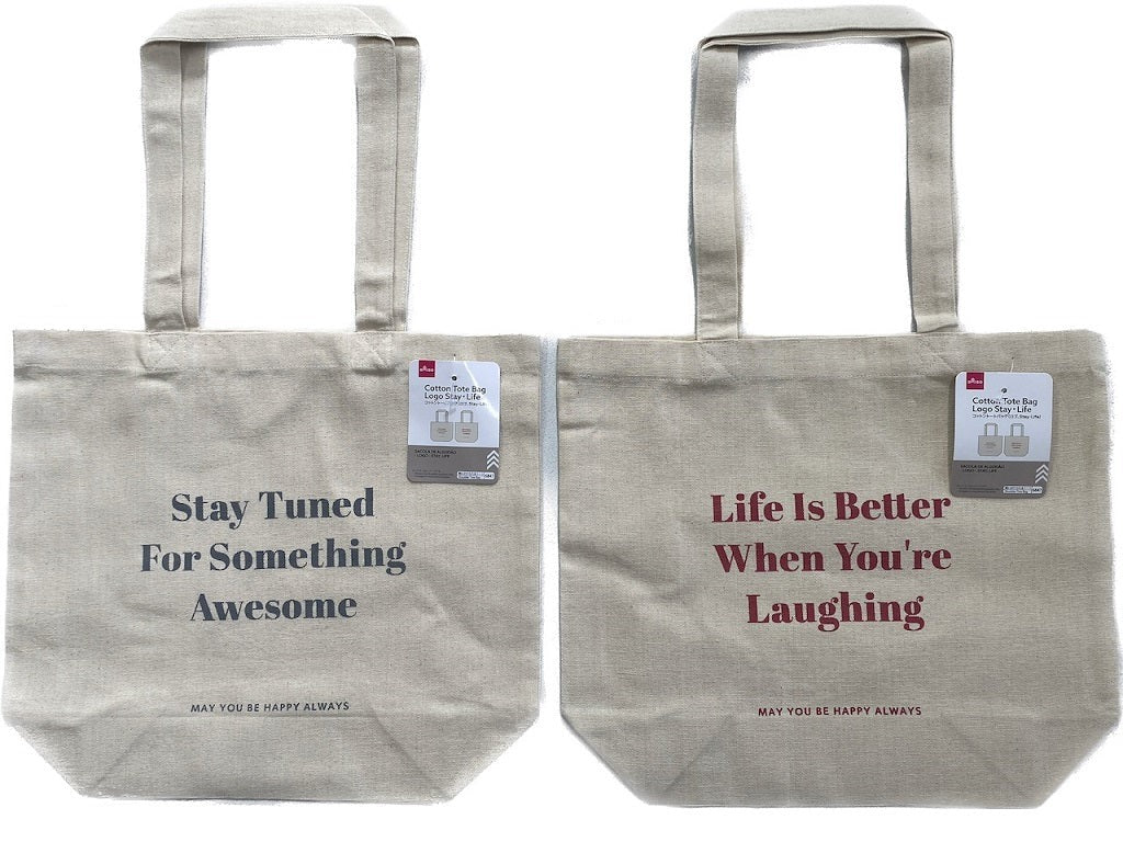 Cotton Tote Bag (Logo, Stay Life)
