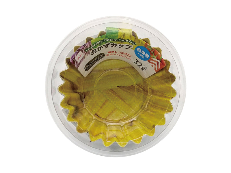 Vegetable Pattern Cup (32 pieces)