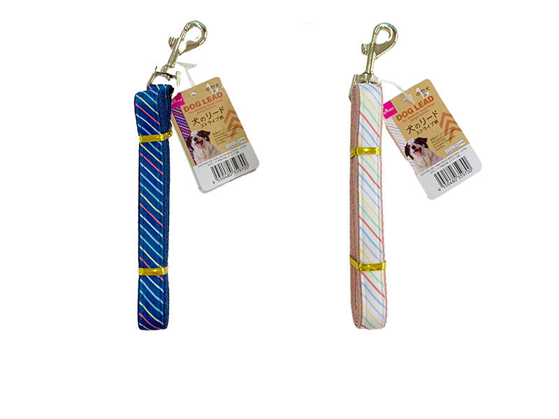 Dog Leash (Medium Dogs, Stripe Pattern)