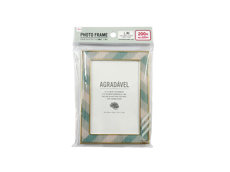 Aluminum Photo Frame (Wide, L Size)