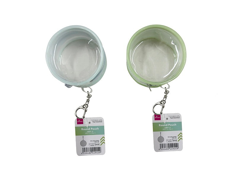 Round Pouch (Green, Blue)