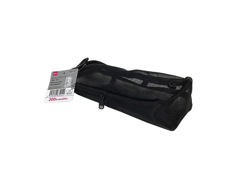 Mesh Pen Case (Flat, BK)