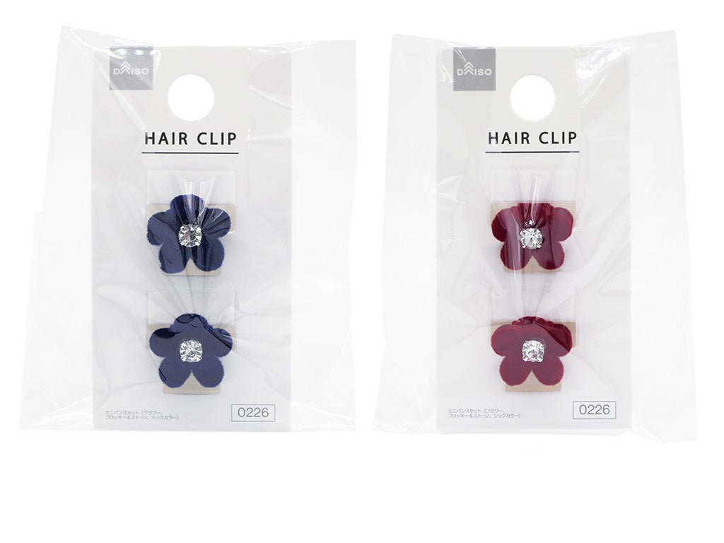 Mini Bun Set (Flower, Flock & Stone, Chic Colors)