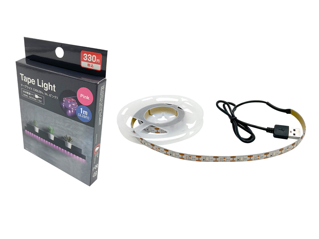 Tape Light (30 LEDs, Pink)