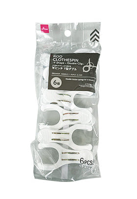 Rod Clips (Y-Type Double, 6 pieces)