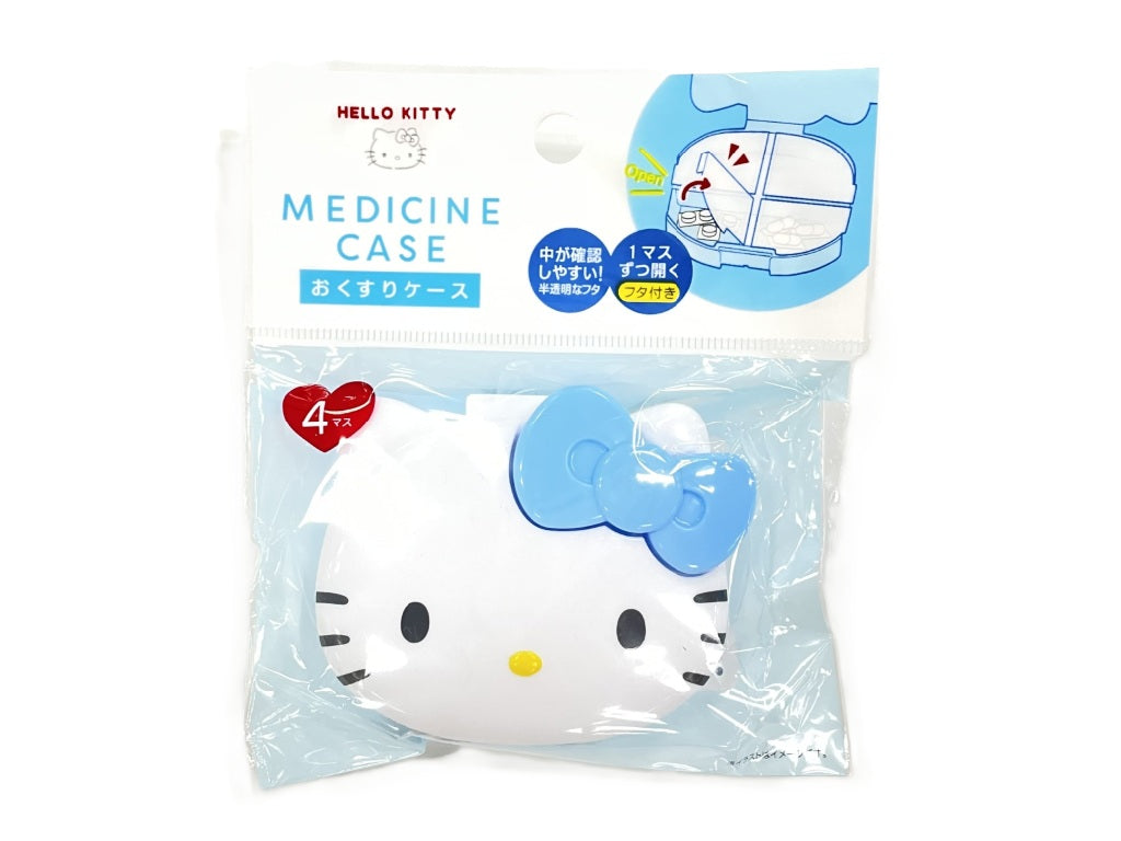 Medicine Case - Hello Kitty - Light Blue