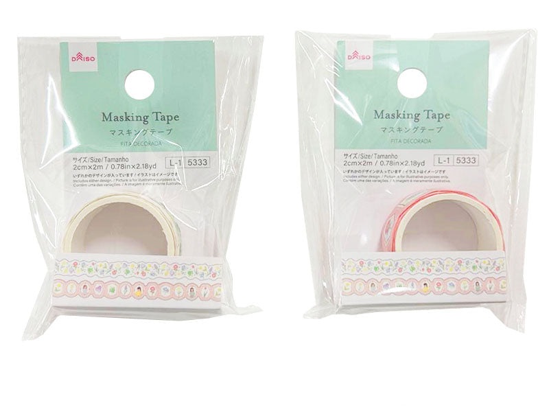 Masking Tape (Spring Flowers, Die-Cut)