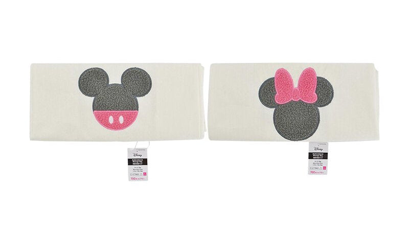 Embroidered Storage Bag (Mickey Icon / Minnie Icon)