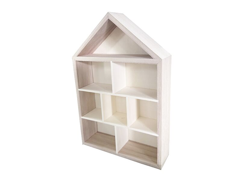 House-Shaped Wooden Divider Box