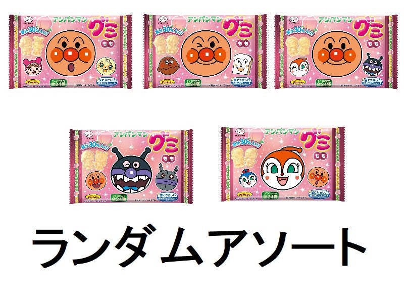 Fujiya Anpanman Gummies Peach 6 Pieces