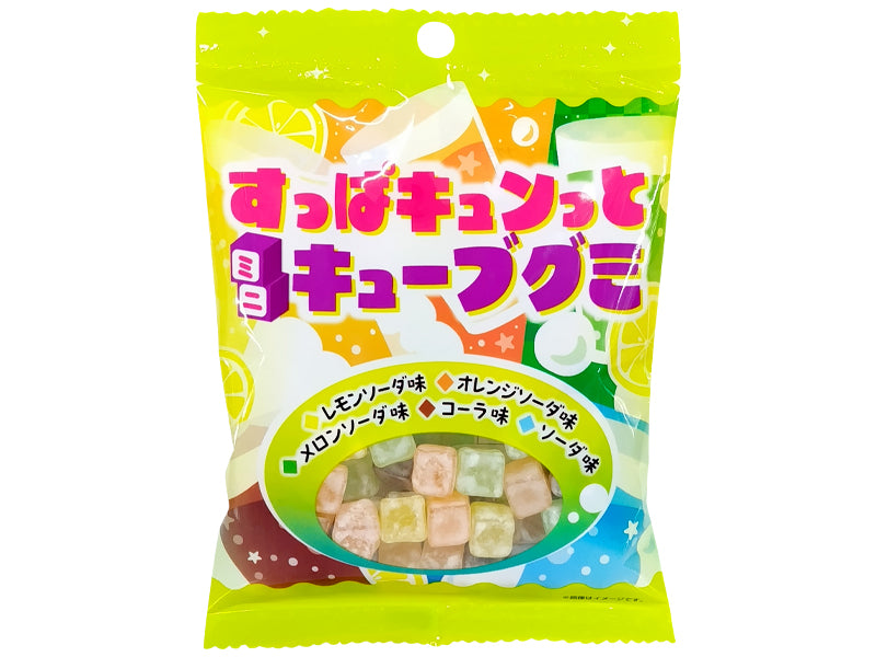 Kanagawa Suppa Kyun Mini Cube Gummies Soda Assort 55g