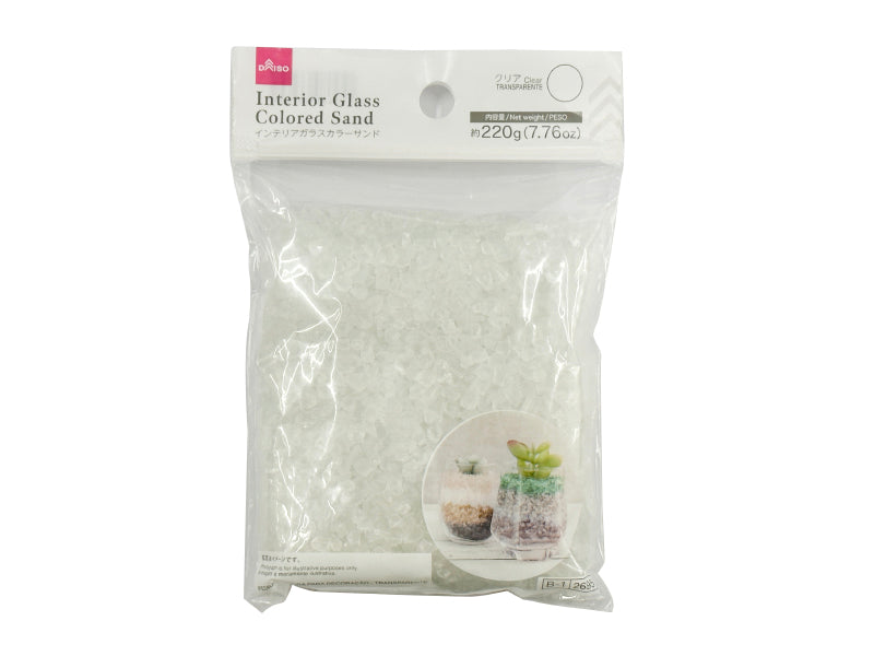 Interior Glass Colored Sand (Clear)
