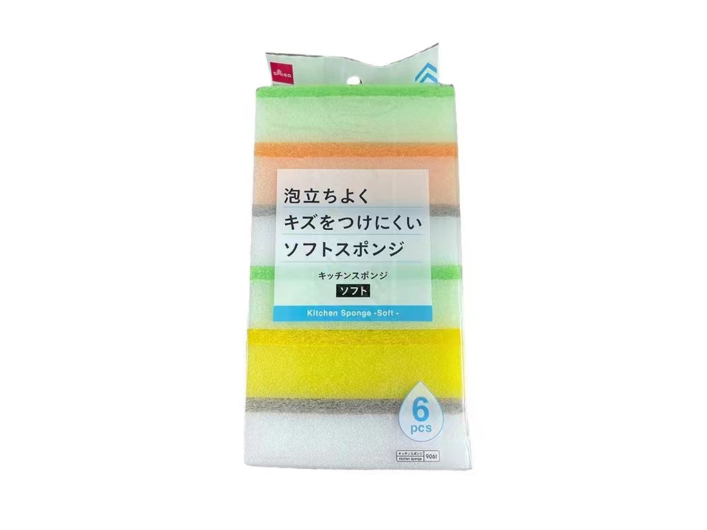 Kitchen Sponge (Soft, 6 pieces)