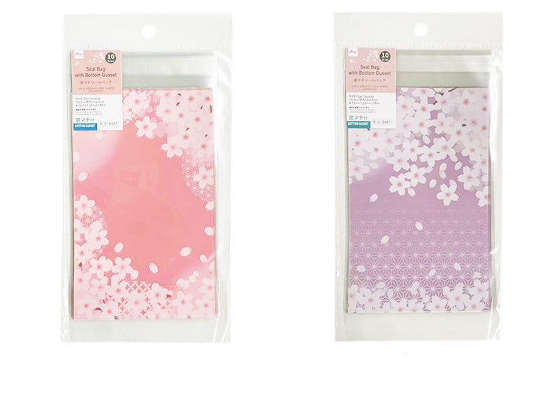 Bottom Gusset Seal Bag (Wisteria, 10 Pieces)