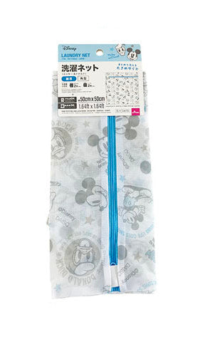 Washing Net, Fine Mesh, Square, Large (Mickey & Donald)
