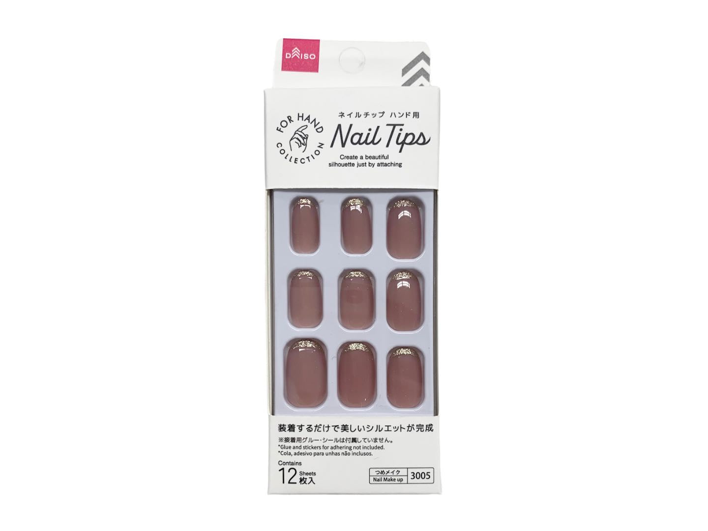 Nail Tips (Hand, French Misty Pink)