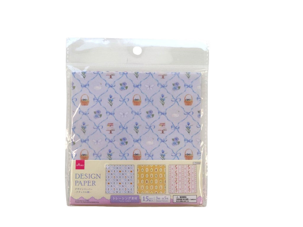 Design Paper (Natural, 15 Sheets)