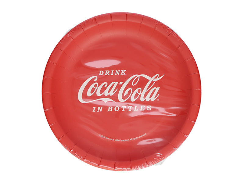 Paper Plates (Coca-Cola, AS1, A, 12 Pieces)