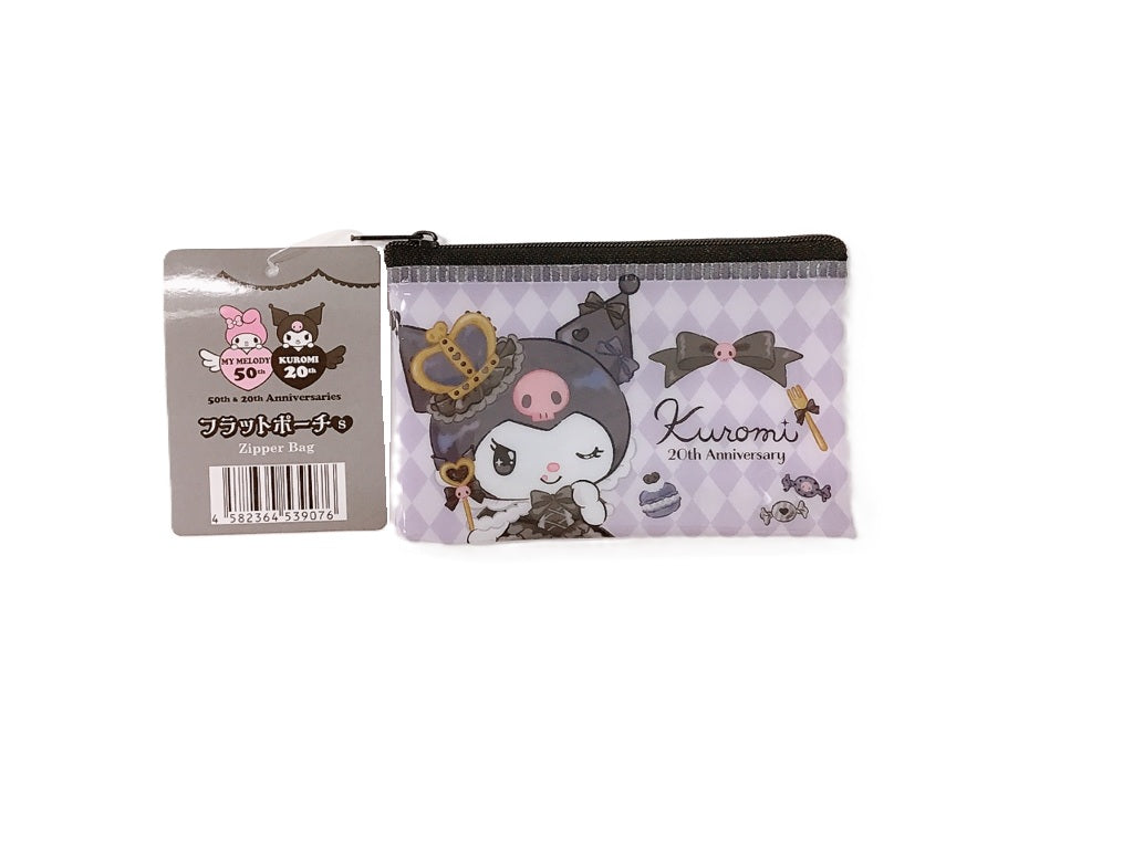 Flat Pouch S (Kuromi, 20th Anniversary)