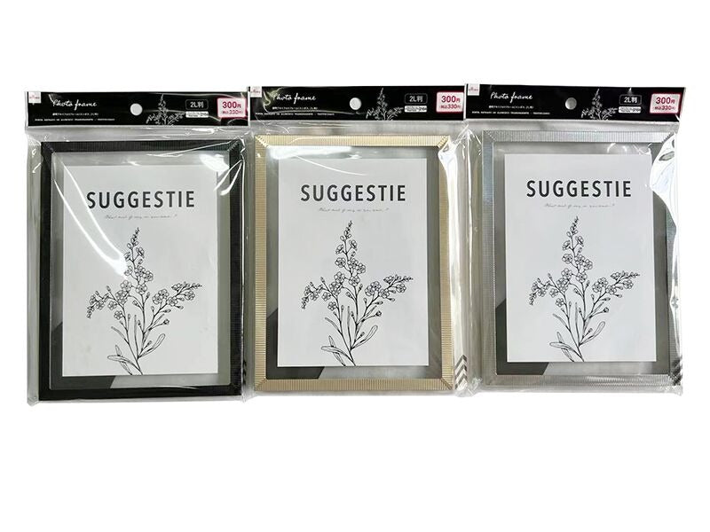 Transparent Aluminum Photo Frame (Embossed, 2L Size)