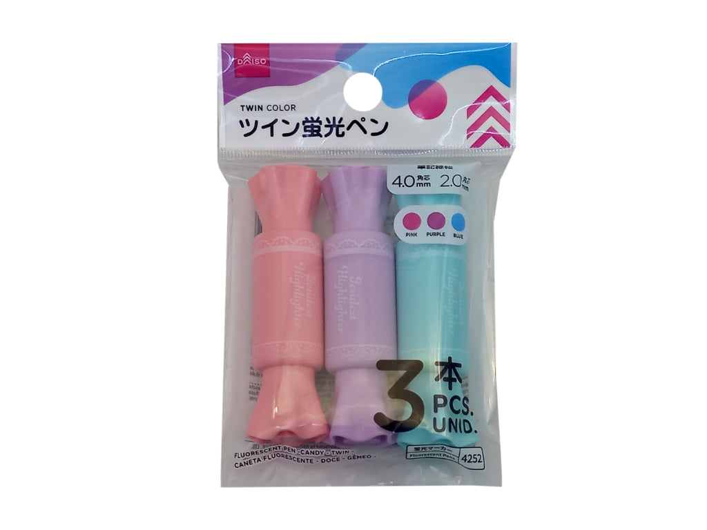 Highlighter (Candy, Twin, 3 pcs)