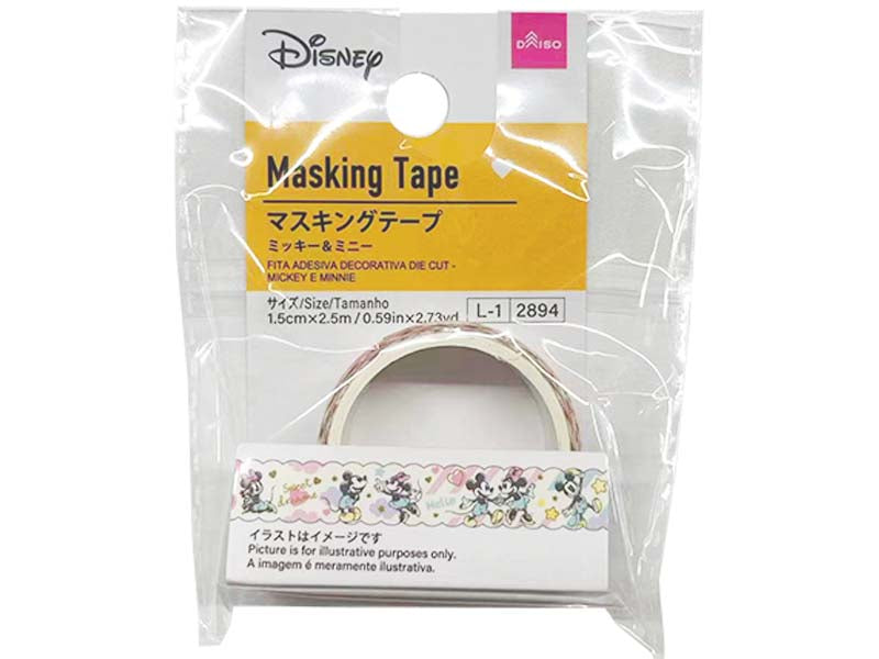 Masking Tape, Die-Cut (Mickey & Minnie)