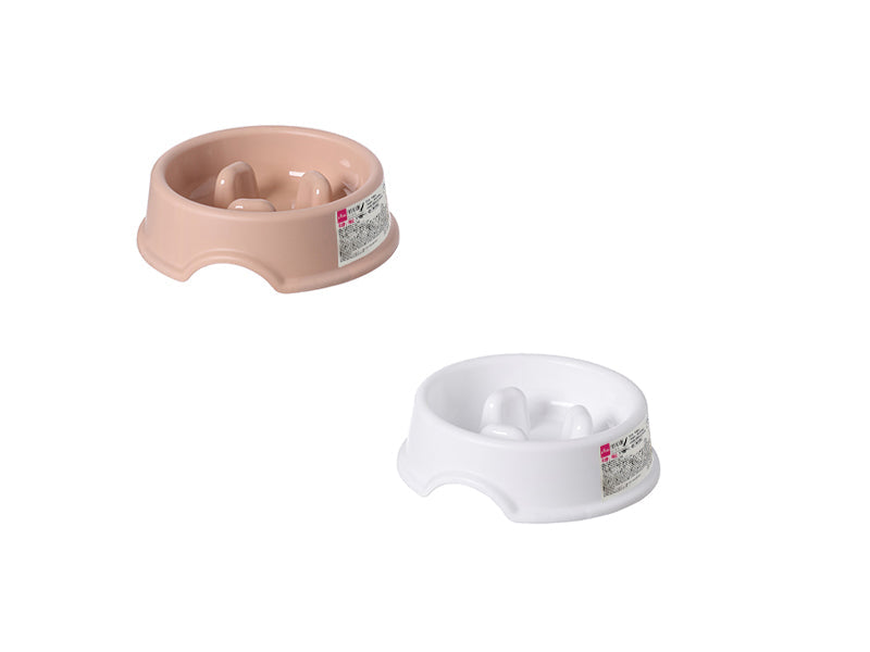 Plastic Pet Bowl (Slow Feeder, Small & Medium Dogs)