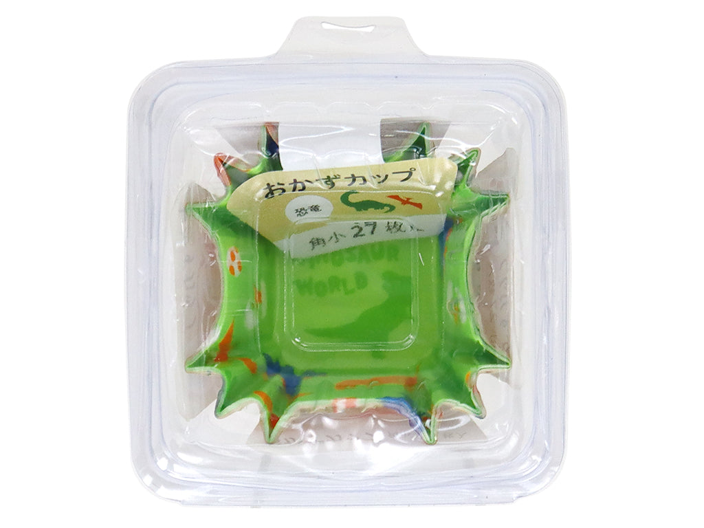 Side Dish Cups (Dinosaur, Small Square, 27 Pieces)