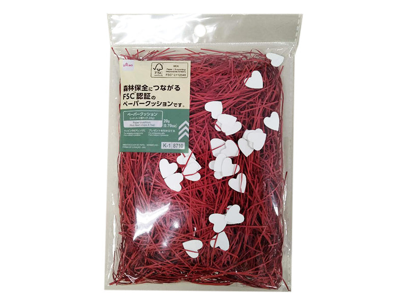 Paper Cushion (Red, Heart-Shaped Chips)