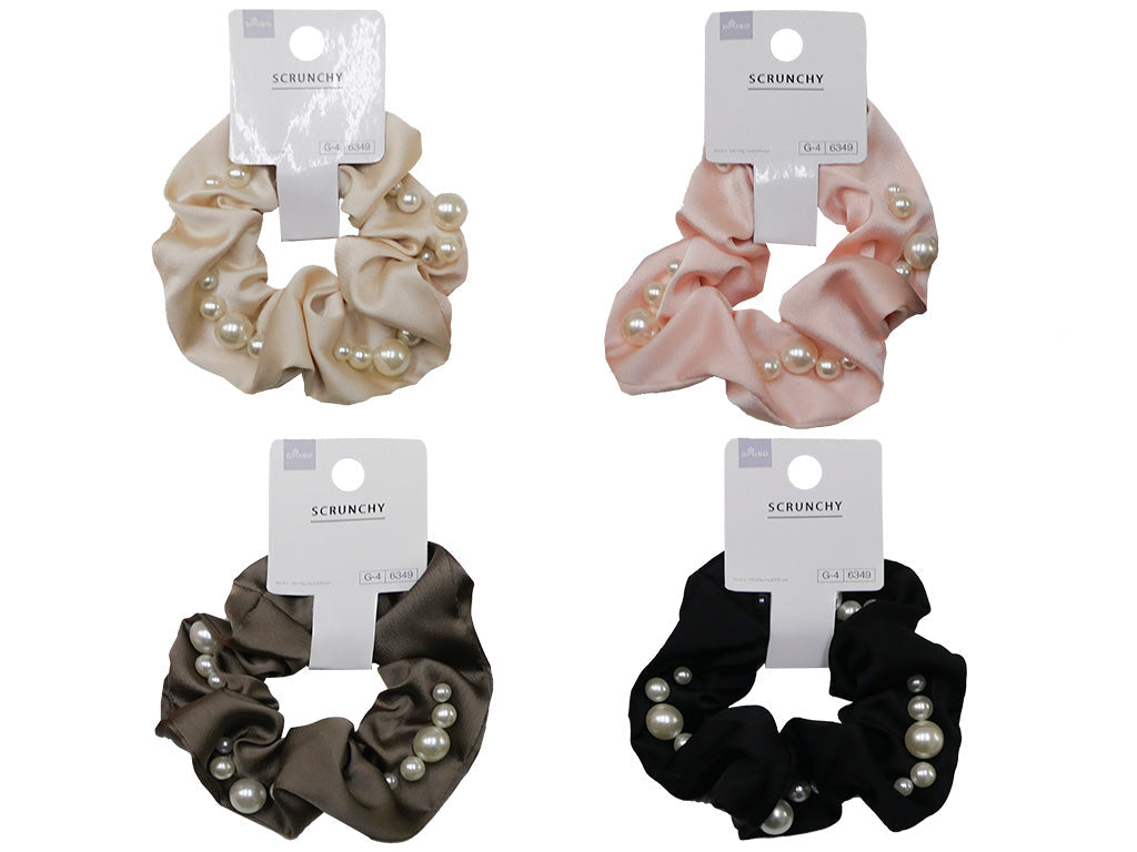 Random Fake Pearl Hair Scrunchie