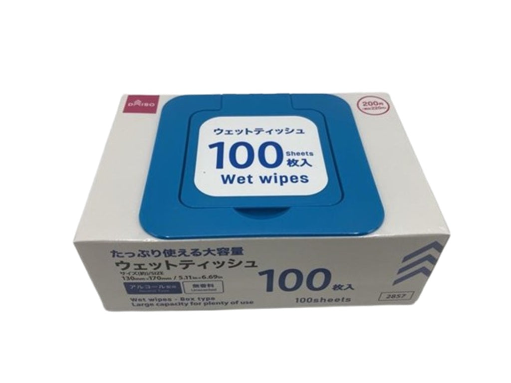 Wet Wipes (Box Type, 100 Sheets)