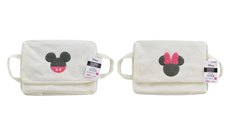 Embroidered Storage Box (Mickey Icon / Minnie Icon)