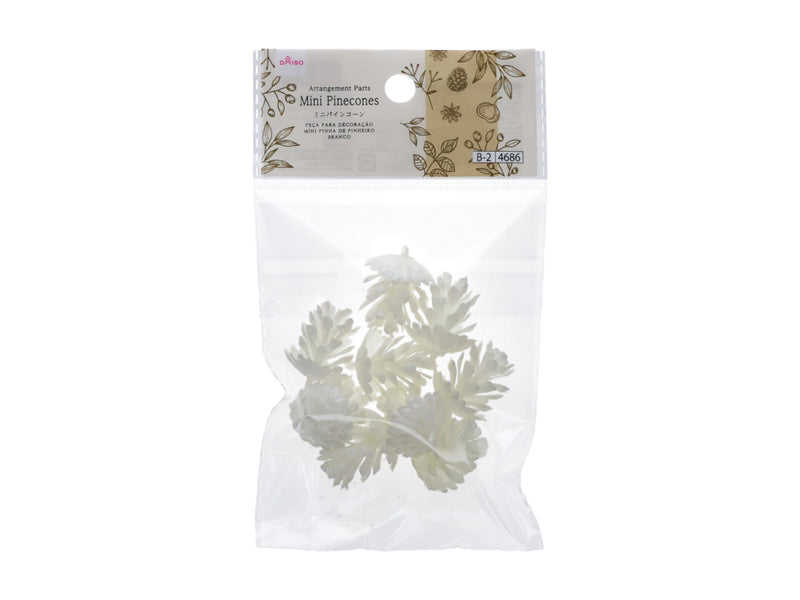 Arrangement Parts (Mini Pine Cone, White)