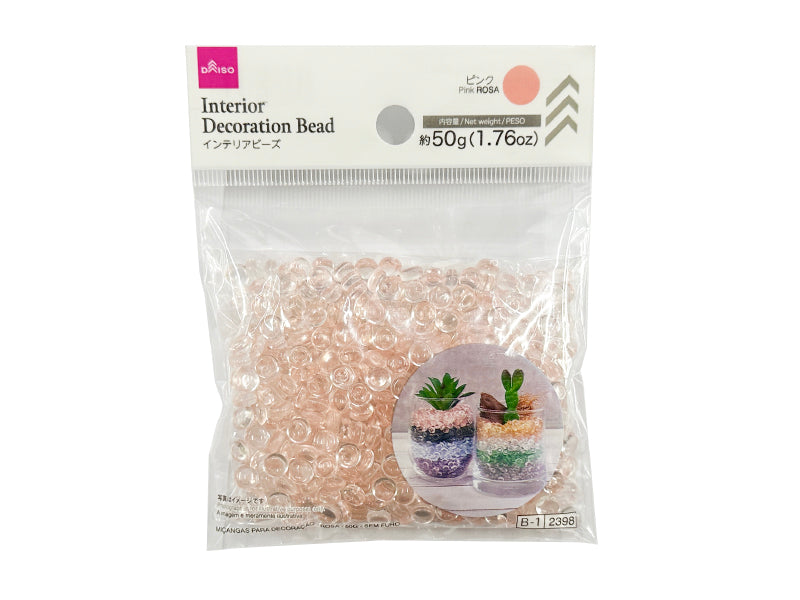 Interior Beads (Pink, No Hole)