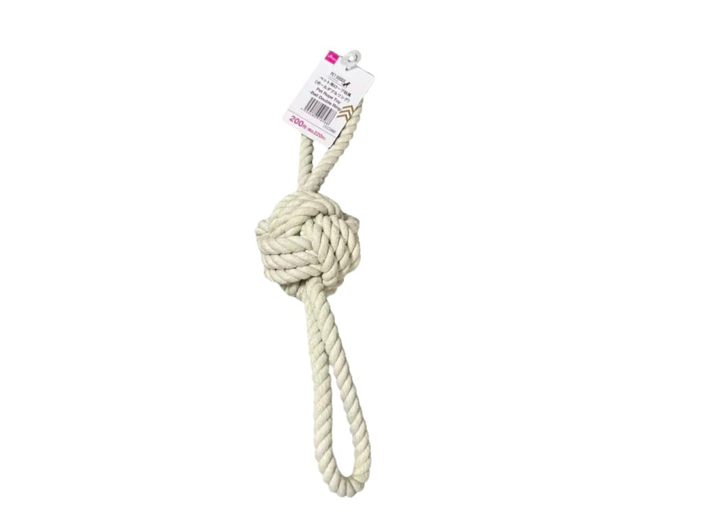 Pet Rope Toy (Ball Double Ring)