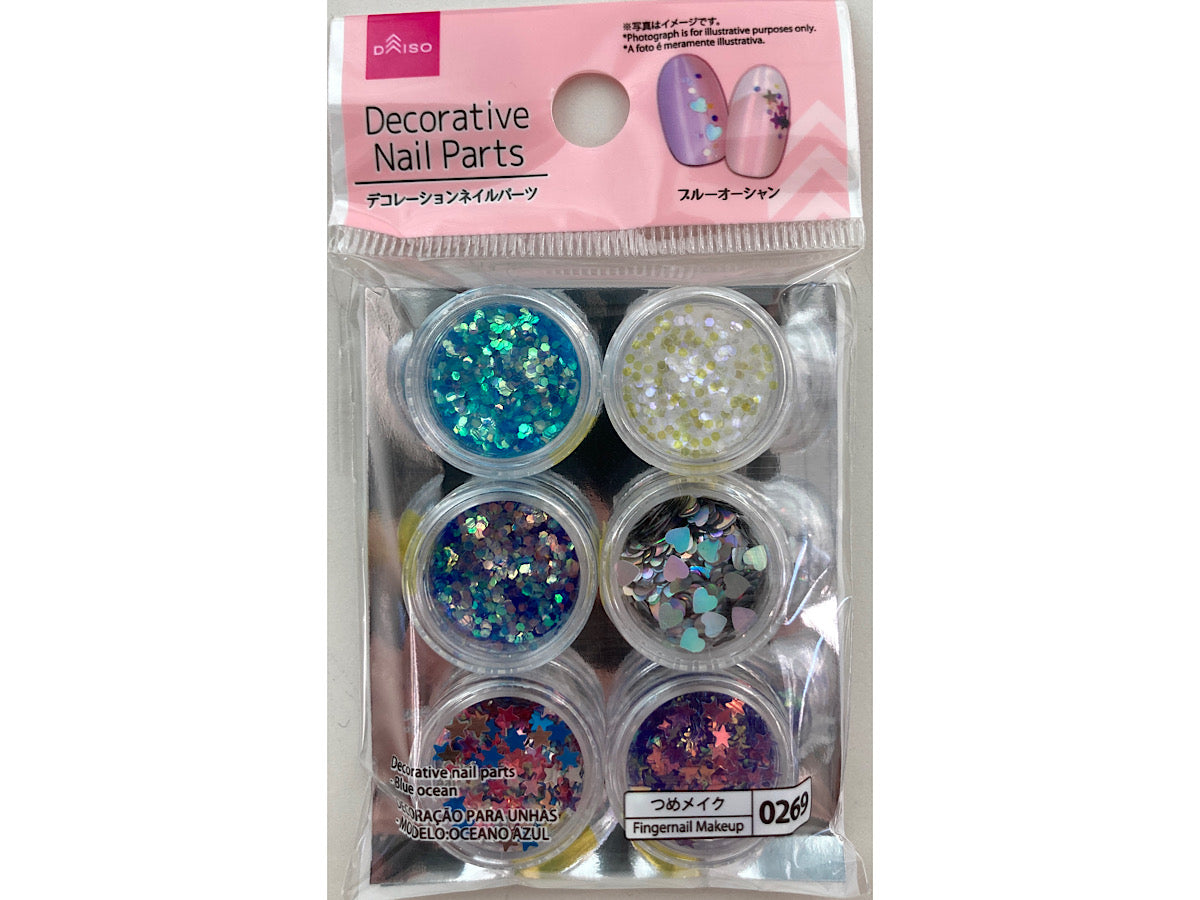 Decoration Nail Parts (Blue Ocean)