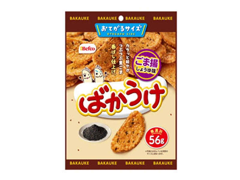 Kuriyama Rice Crackers Baka Uke Sesame Fried 56g