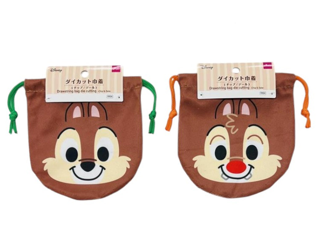 Drawstring Pouch, Die-Cut (Chip/Dale)